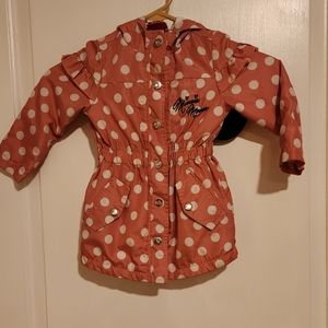 MINNIE MOUSE DISNEY JUNIOR RAIN WIND JACKET